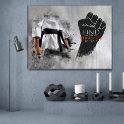 Tablou Motivational - Find the fighter in you - Img 2