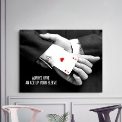 Tablou Motivational - Have An Ace Up Your Sleeve - Img 4