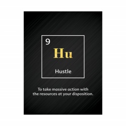 Tablou Motivational - Hustle - Img 3
