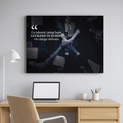 Tablou Motivational - Lucrul In Echipa
