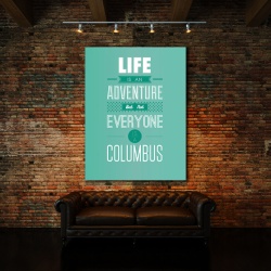 Tablou Motivational - Not Everyone Is Columbus - Img 4