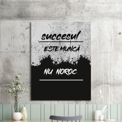 Tablou Motivational - Succesul Este Munca - Img 2