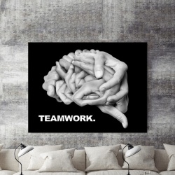 Tablou Motivational - Teamwork (Brain) - Img 2