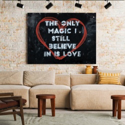 Tablou Motivational - The Only Magic Is Love - Img 2