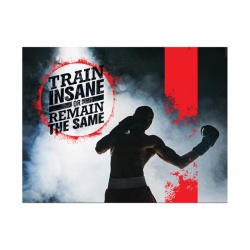 Tablou Motivational - Train insane - Img 4