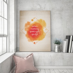 Tablou Motivational - When Nothing Goes Right - Img 2