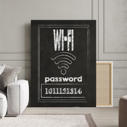 Tablou Motivational - Wi-fi password - Img 2