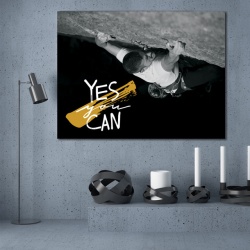 Tablou Motivational - Yes you can (climbing) - Img 4