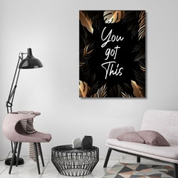 Tablou Motivational - You got this (golden leaves) - Img 4