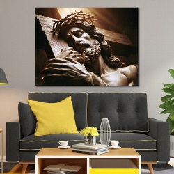 Tablou Religios - Rastignirea (sculptura in lemn) - Img 4
