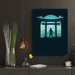 Tablou Window samurai