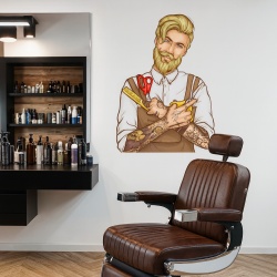 Barbershop (guy with tattoos)
