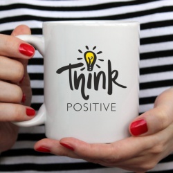 Cana cu Mesaj Think Positive - Img 1