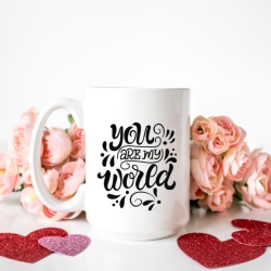Cana cu Mesaj You Are My World - Img 4