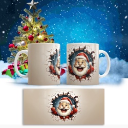 Cana De Craciun - Cartoon Santa