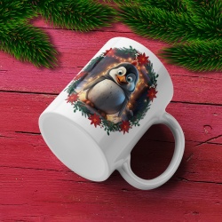 Cana De Craciun - Pinguin cu mot (mesaj personalizat) - Img 1