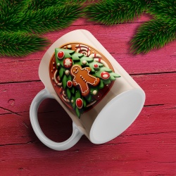 Cana De Craciun - Round Christmas Cookie - Img 3