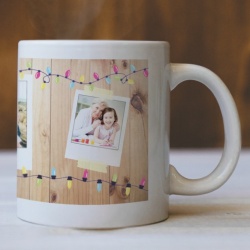 Cana Personalizata Cu Poze Si Mesaj - Craciun Fericit