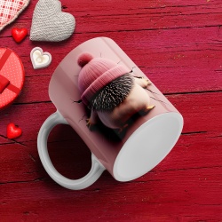 Cana Valentine's Day - Aricel roz cu inima - Img 3