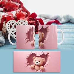 Cana Valentine's Day - Pink Fluffy Baby Bear