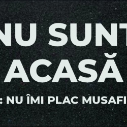 Covor de intrare personalizat - 60x40cm - NU SUNT ACASA - Img 3