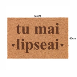 Covor de intrare personalizat - 60x40cm - tu mai lipseai - Img 8