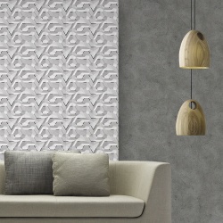 Fototapet 3D - Futuristic Metal Embroidery 3D095