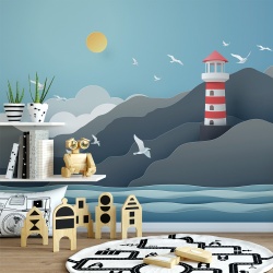 Fototapet Copii - Far 3D (Painel045)