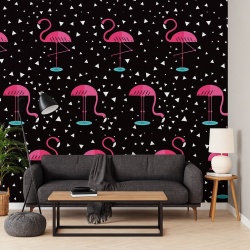 Fototapet Flamingo roz (Casual 032)
