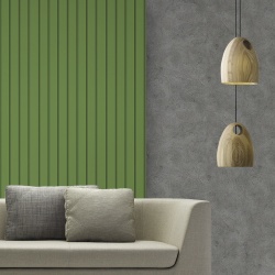 Fototapet Imitatie Lemn - Riflaj mediu verde 095