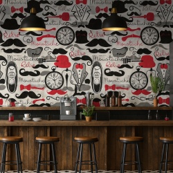Fototapet Moustache (Casual 084)