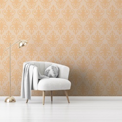 Fototapet Pattern cu elemente decorative roz crem (Arabesque 016) - Img 3