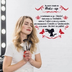 In acest studio de makeup