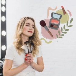 Make-up set (flat design) - Img 4