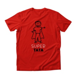 Set Imprimeu Tricouri - Super mama & tata (desen copil) - Img 4