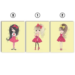 Set Tablouri Copii - Barbie Girls - Img 2
