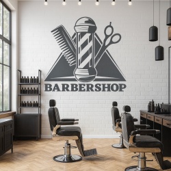 Sticker Barbershop (generic logo)