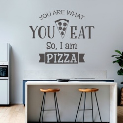 Sticker Bucatarie - I am pizza