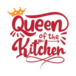 Sticker Bucatarie - Queen of the kitchen - Img 2