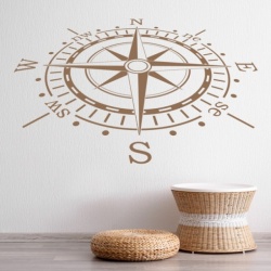 Sticker De Perete Compass Navigation - Img 2