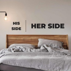 Sticker De Perete His Side - Her Side - Img 2