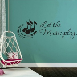 Sticker De Perete Let The Music Play - Img 5