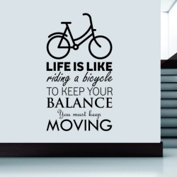 Sticker De Perete Life Is Like Riding A Bicycle - Img 3