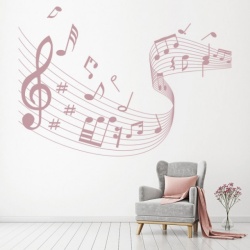 Sticker de Perete Music Score Musical Notes - Img 3