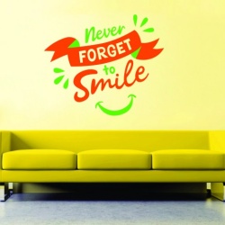 Sticker De Perete Never Forget To Smile - Img 2