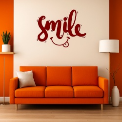Sticker De Perete Smile