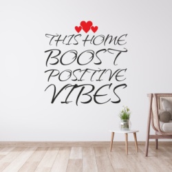 Sticker De Perete This Home Boosts Positive Vibes - Img 6