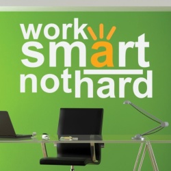 Sticker De Perete Work Smart - Img 4