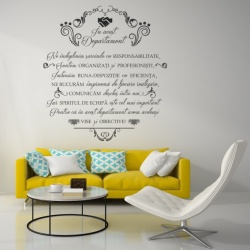 Sticker Decorativ - In Acest Departament - Img 2