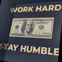Tablou 3D motivational WORK HARD - STAY HUMBLE - Img 6
